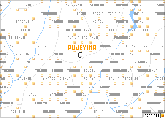 map of Pujeyima