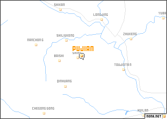 map of Pujian