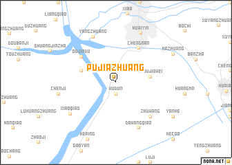 map of Pujiazhuang