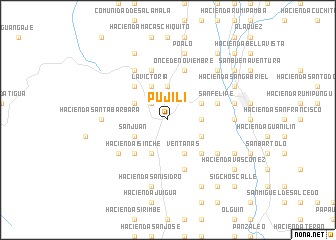 map of Pujilí