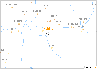 map of Pujío