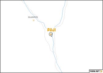 map of Puji