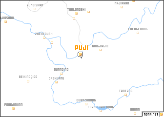 map of Puji