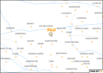 map of Puji