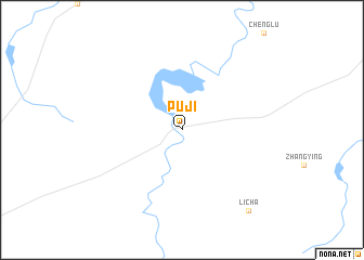map of Puji