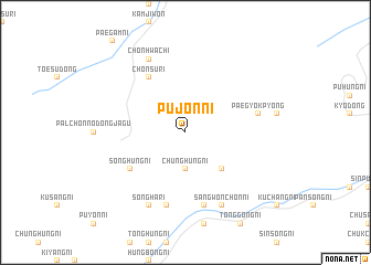 map of Pujŏn-ni