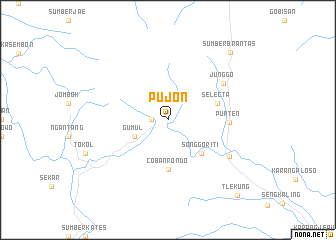 map of Pujon