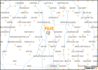 map of Pujo