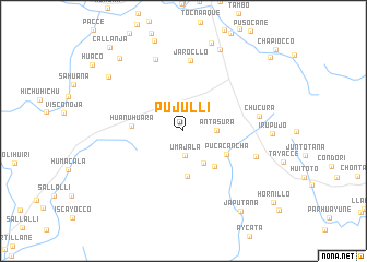 map of Pujullí