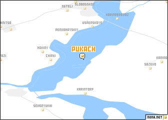 map of Pukach