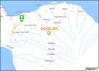 map of Pukalani
