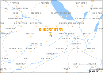 map of Pukasovtsy