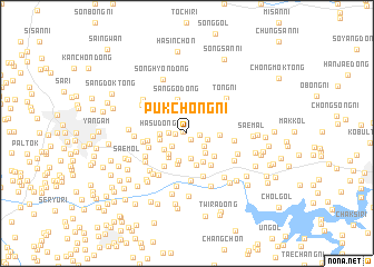 map of Pukchŏng-ni
