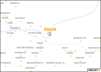 map of Pūkeh