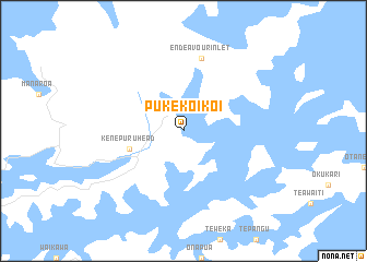 map of Pukekoikoi