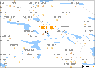 map of Pukemåla