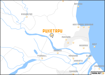 map of Puketapu