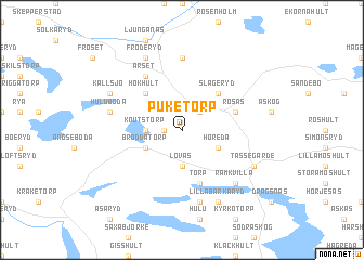 map of Puketorp