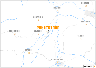 map of Puketotara