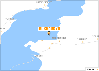 map of Pukhovaya