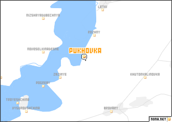 map of Pukhovka