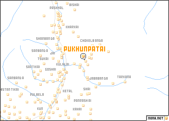 map of Pukhūnpatai