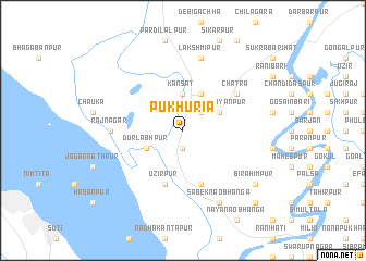 map of Pukhuria