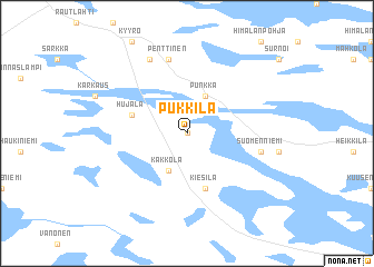 map of Pukkila