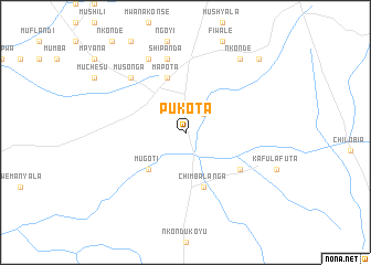 map of Pukota