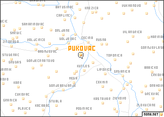 map of Pukovac