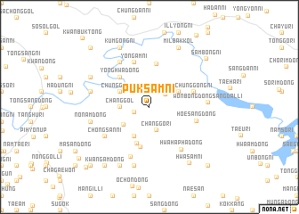 map of Puksam-ni