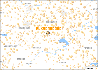 map of Puksŏng-dong