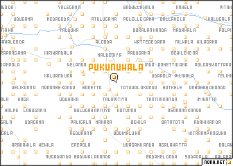 map of Pukunuwala