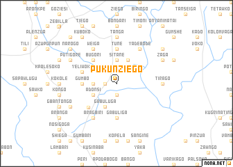 map of Pukunziego