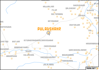 map of Pūlād Shahr