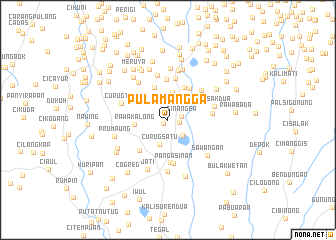 map of Pulamangga