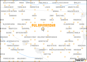 map of Pułapina Nowa