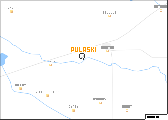 map of Pulaski