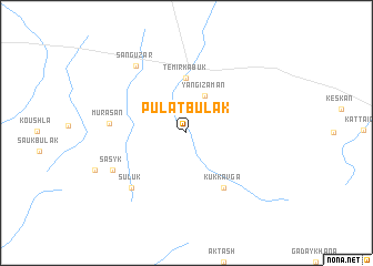 map of Pulat-Bulak