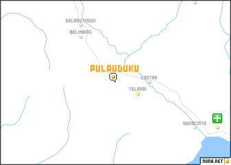 map of Pulauduku