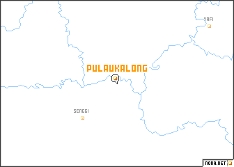 map of Pulau-kalong