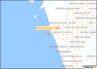 map of Pulau Ketam