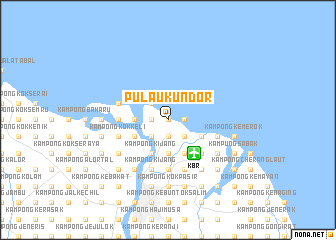 map of Pulau Kundor