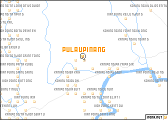 map of Pulau Pinang