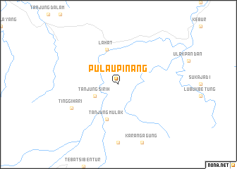 map of Pulaupinang