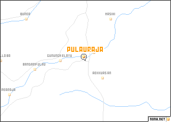 map of Pulauraja