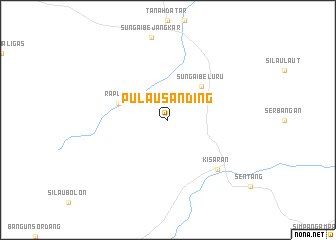 map of Pulausanding