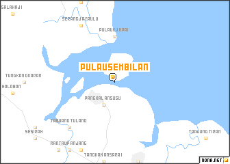 map of Pulausembilan