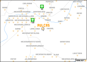 map of Pulcás