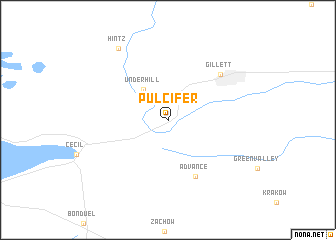 map of Pulcifer